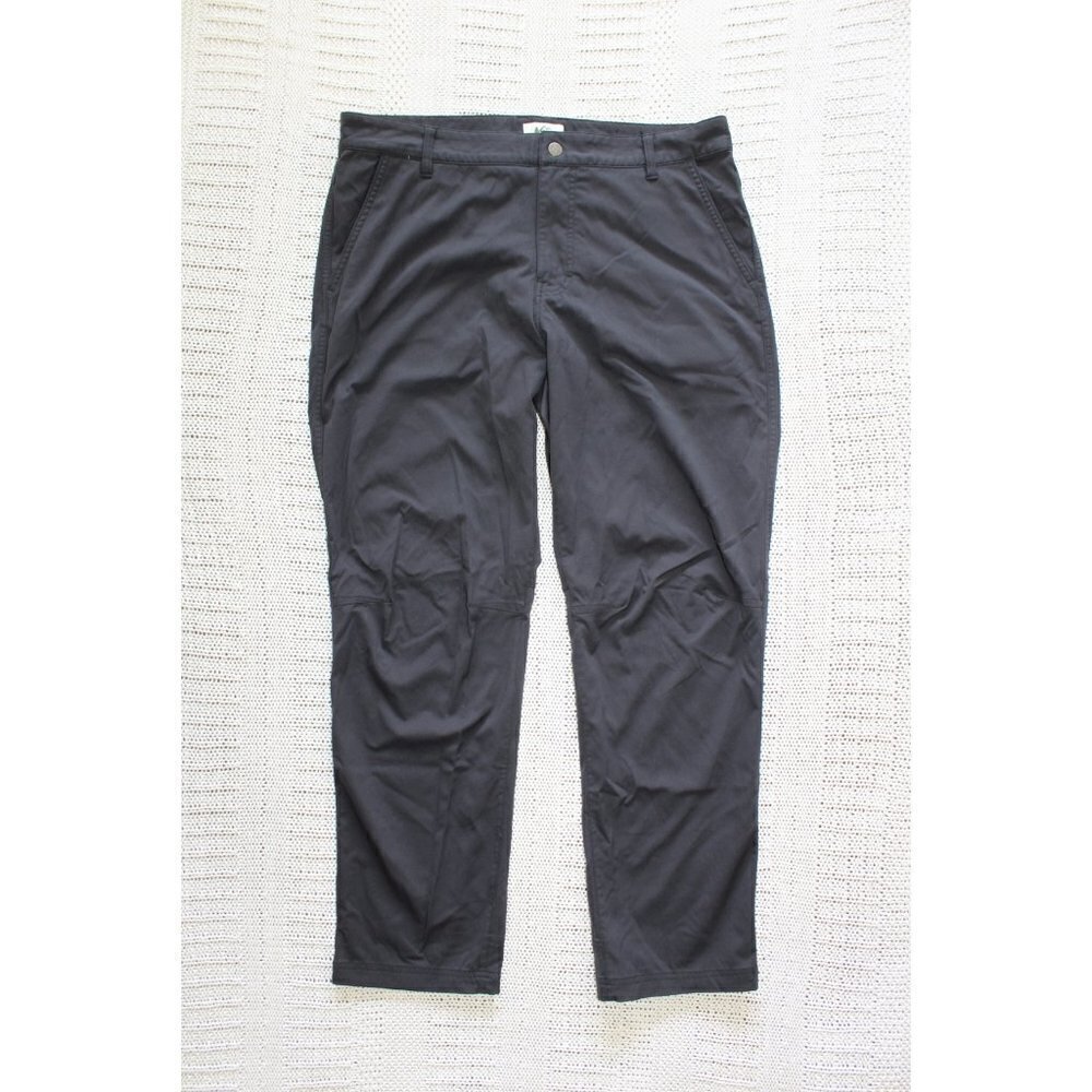 REI Co op Black track Hiking Pants Size 36W /30L Regular Fit Outdoor lightweight